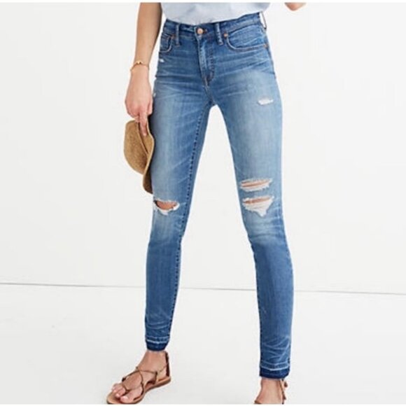 Madewell 9” High Rise Jeans Medium Wash size 26 - Picture 1 of 5